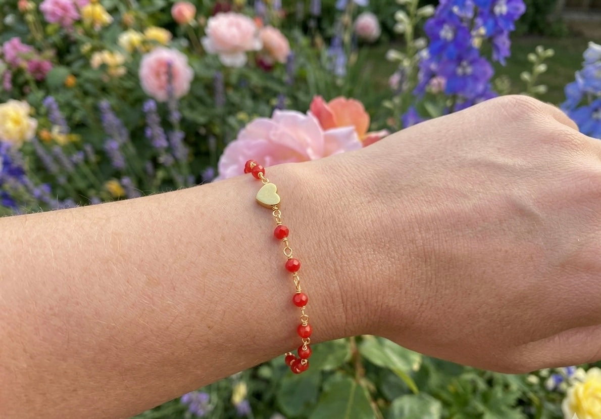 Pulsera corazón hematita ❤️