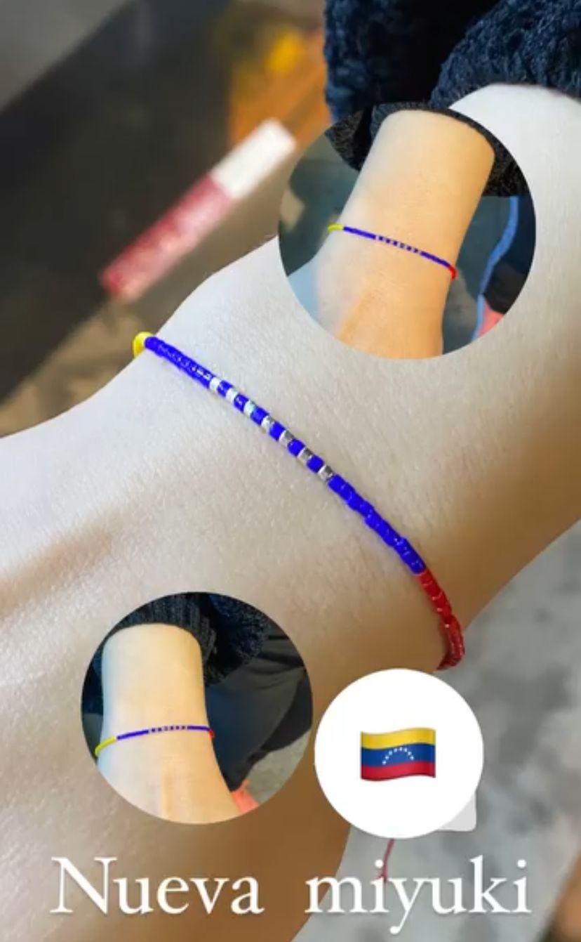 PULSERA MIYUKI BANDERA DE VZLA