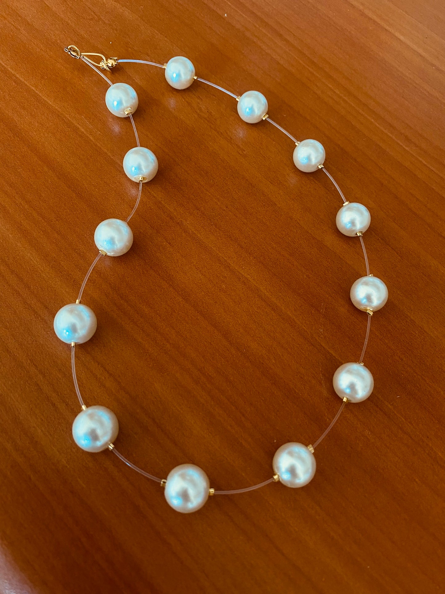 Collar Perlas fantasm grande