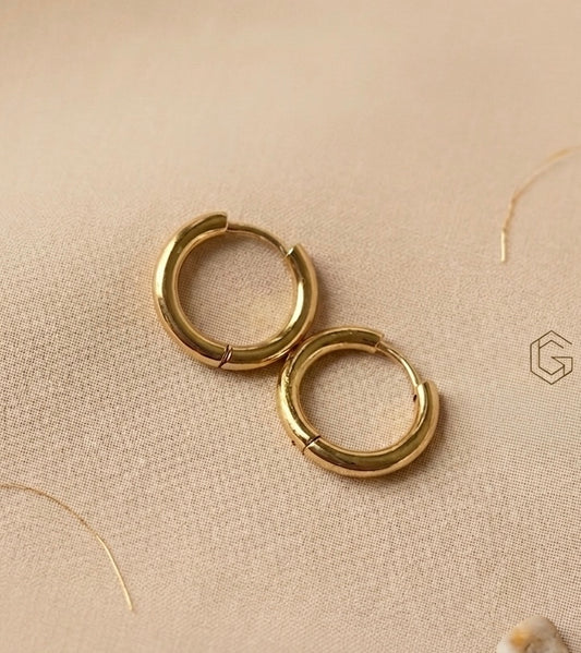 Hopp argollas gold