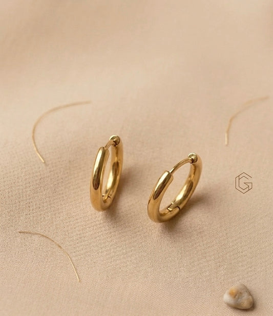 Hopp argollas gold