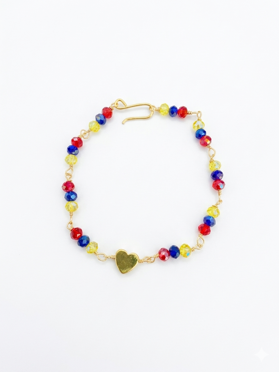 Pulsera Vzla en Cristsles
