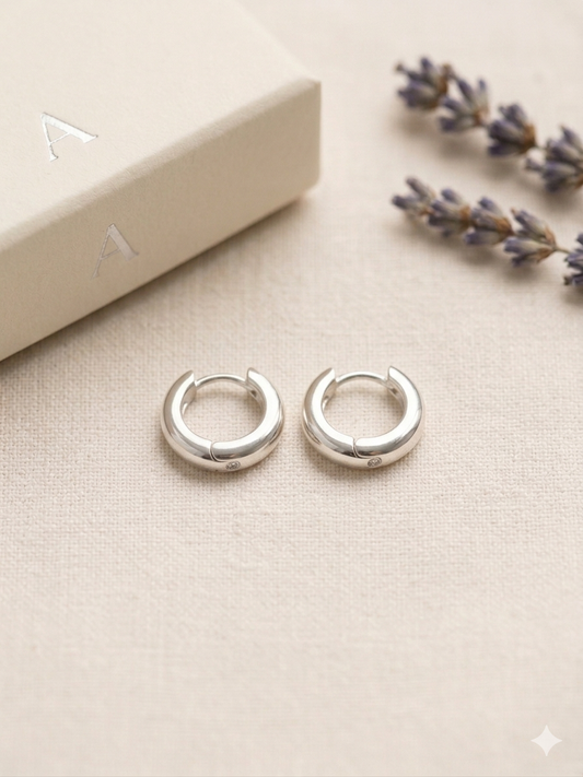 Argollas Silver 8mm