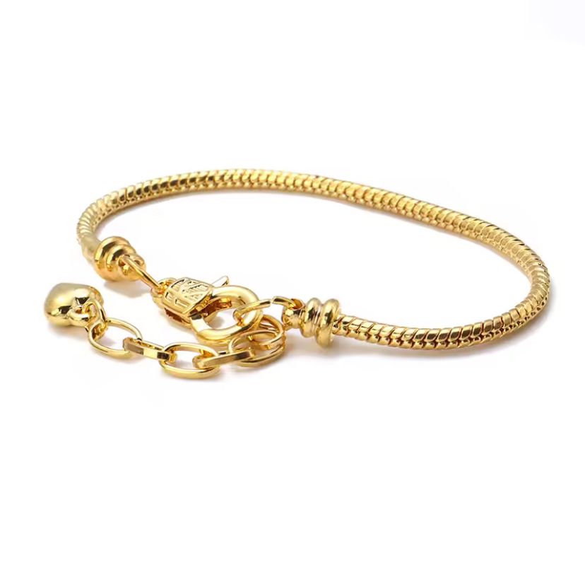 PULSERA TIPO PANDORA GOLD
