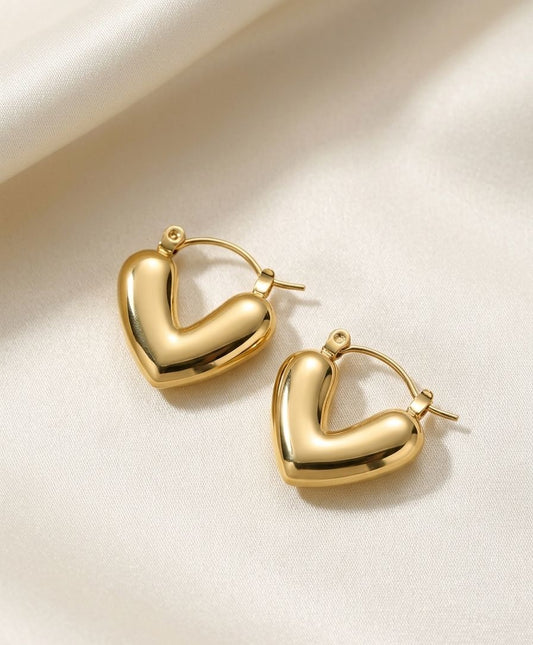 AROS ARGOLLAS CORAZONES GOLD